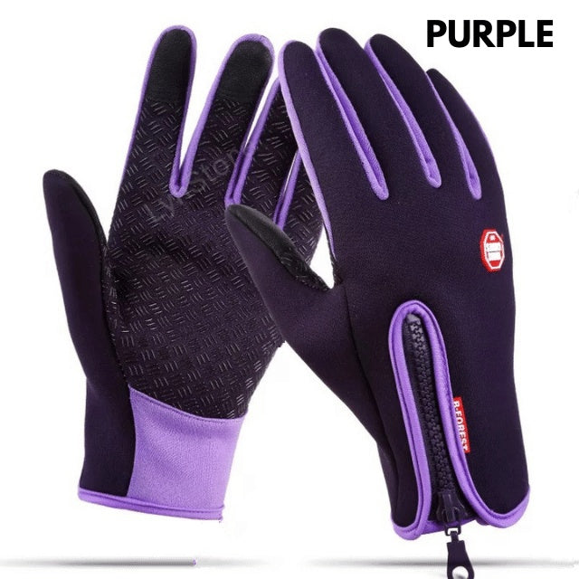 Winter Touchscreen Motorcycle Gloves – Waterproof Fleece Riding Sports Gloves
