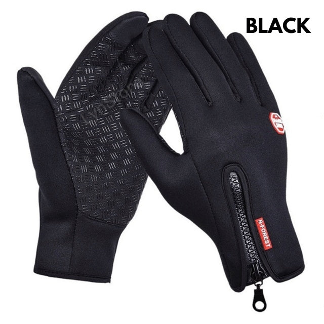 Winter Touchscreen Motorcycle Gloves – Waterproof Fleece Riding Sports Gloves