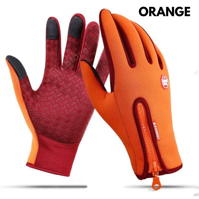 Winter Touchscreen Motorcycle Gloves – Waterproof Fleece Riding Sports Gloves